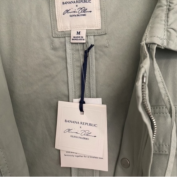 Banana republic X  Olivia Palermo sage, green military s M - Picture 3 of 7